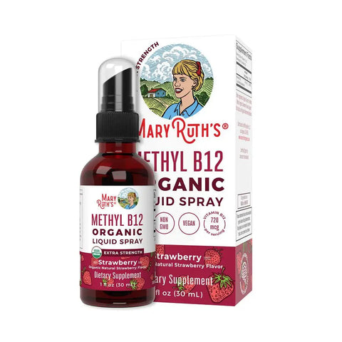Mary Ruth's Organic Strawberry Methyl B12 Liquid Spray