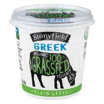 Stonyfield Organic 100% Grass Fed Greek Yogurt
