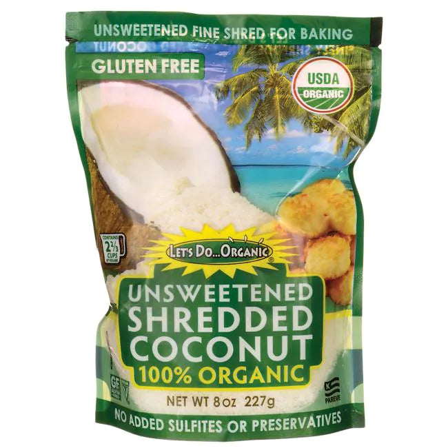 Organic Unsweetened Shredded Coconut