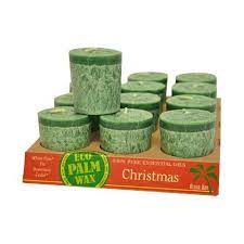 Christmas Green Votive Candles (Individual)