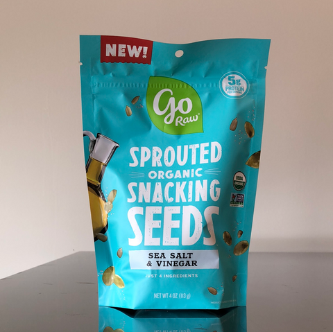Snacking Seeds, Sprouted, Sea Salt & Vinegar Go Raw (oos from supplier)