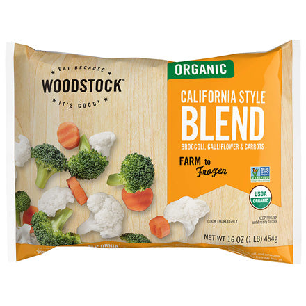 Woodstick Organic Frozen Vegetable Blend